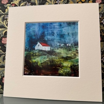 Drying Green & Peat Bog Print -  Made in Scotland 